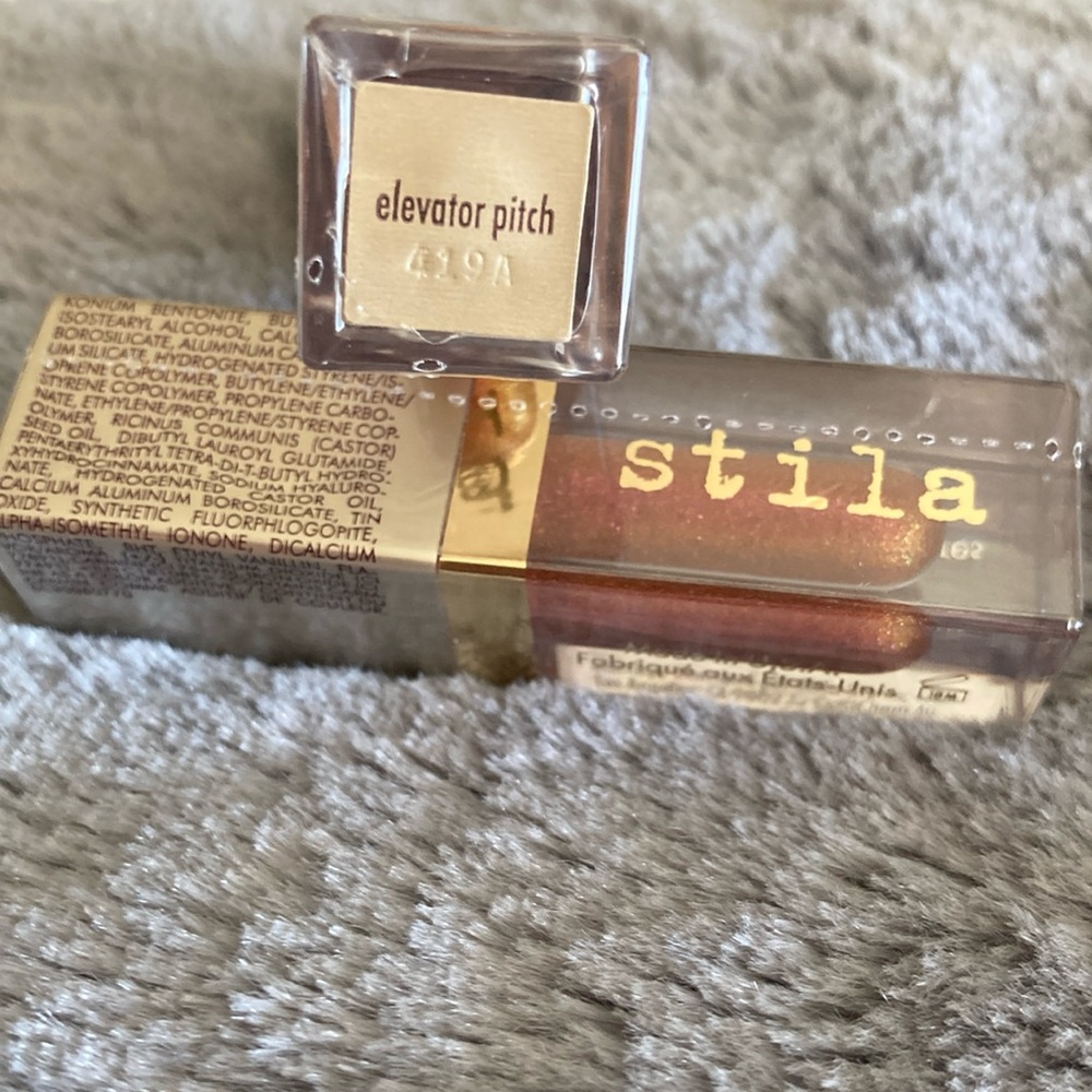 NWOT Stila Beauty Boss Lip Gloss. Elevator Pitch 2- pack!
